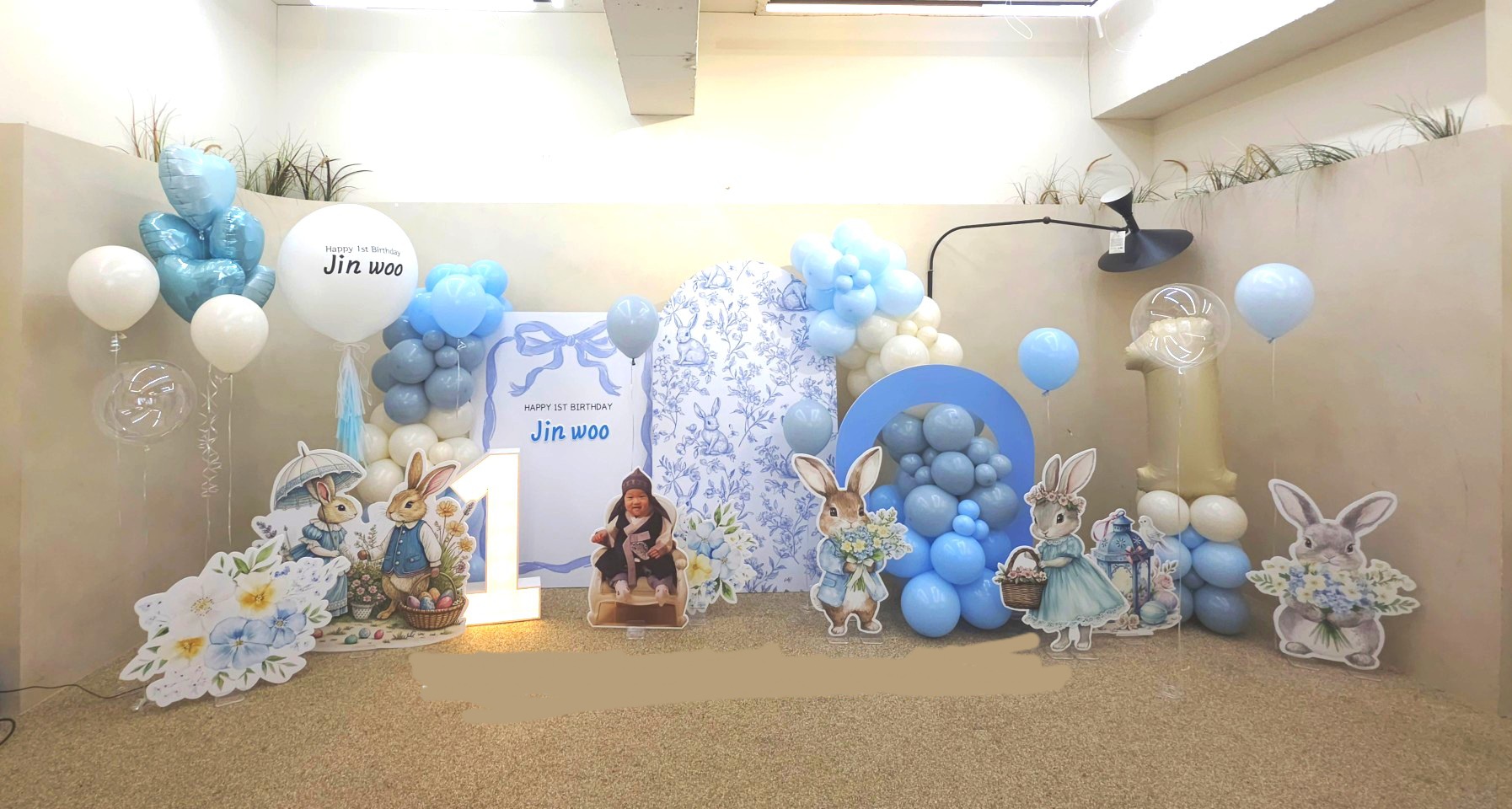 Event balloon photo zone - balloon styling, Korea
